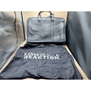 Kenneth Cole Reaction Leather Briefcase / Laptop Bag Black #520085 NWT
